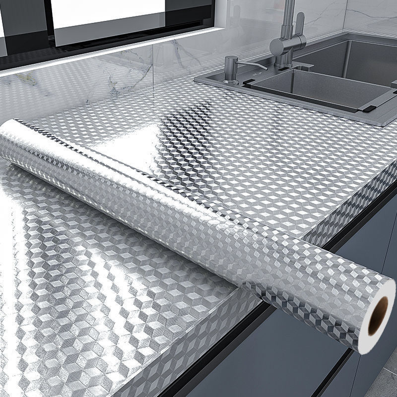 Kitchen Appliances Cabinet - Pegatina de aluminio antiaceite para pared