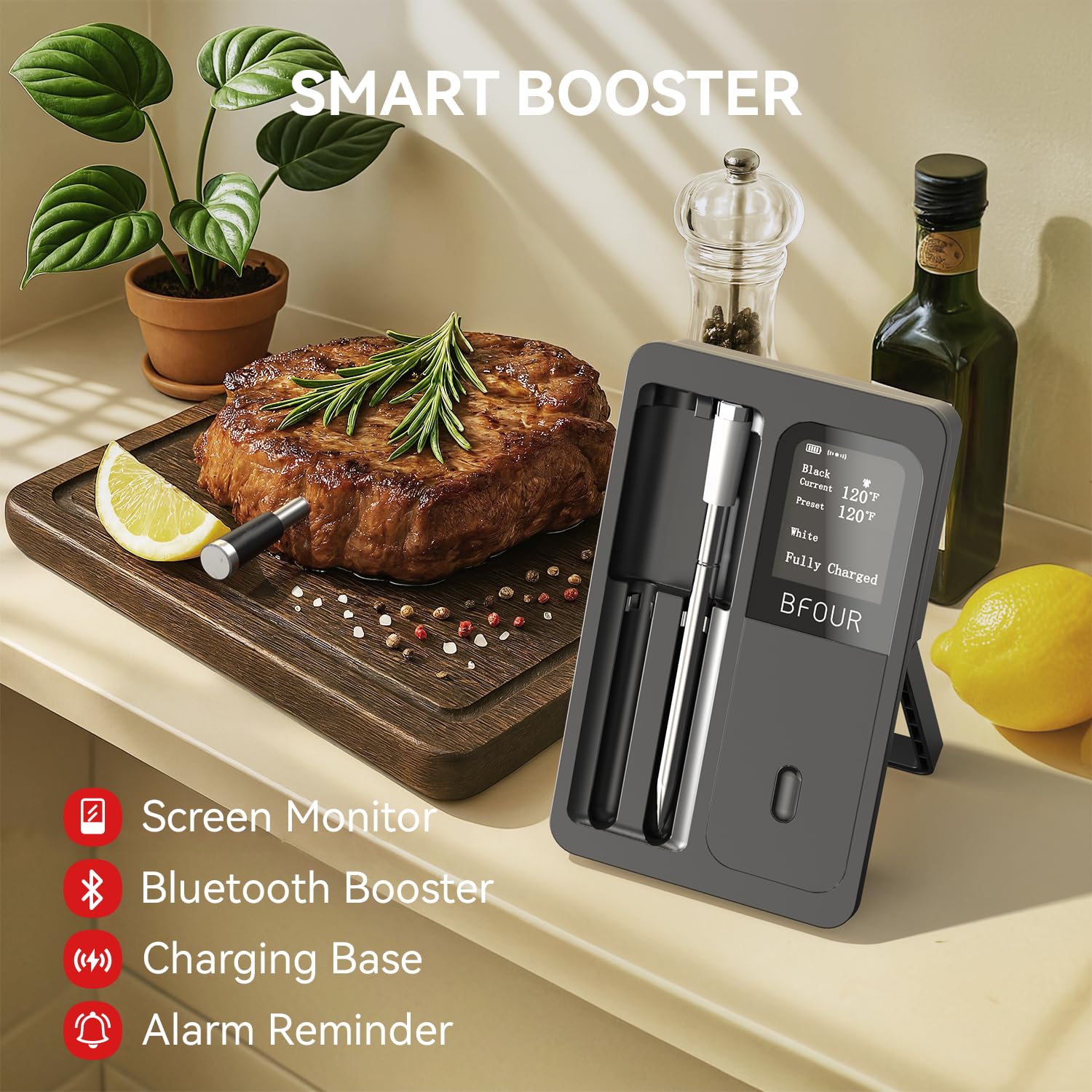 Termómetro inalámbrico para ca - Kitchen Appliances Video reseña y precio