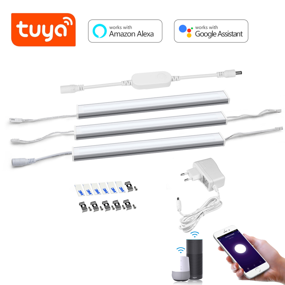 Kit de iluminación LED con bar - Kitchen Appliances Cabinet reseña y precio